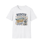 Rescue Dog Mom T-Shirt — "Professional Treat Dealer" Cute Rescue Puppy Tee