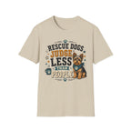 Rescue Dogs Judge Less Than People T-Shirt — Cute Yorkie Rescue Tee