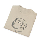 Labrador Line Art T-Shirt — "Loyal Companion"
