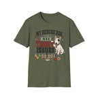 My Rescue Dog Has Trust Issues T-Shirt —Bull Terrier Rescue Dog Owner Tee