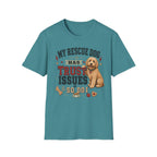 My Rescue Dog Has Trust Issues T-Shirt —Golden Doodle Rescue Dog Owner Tee