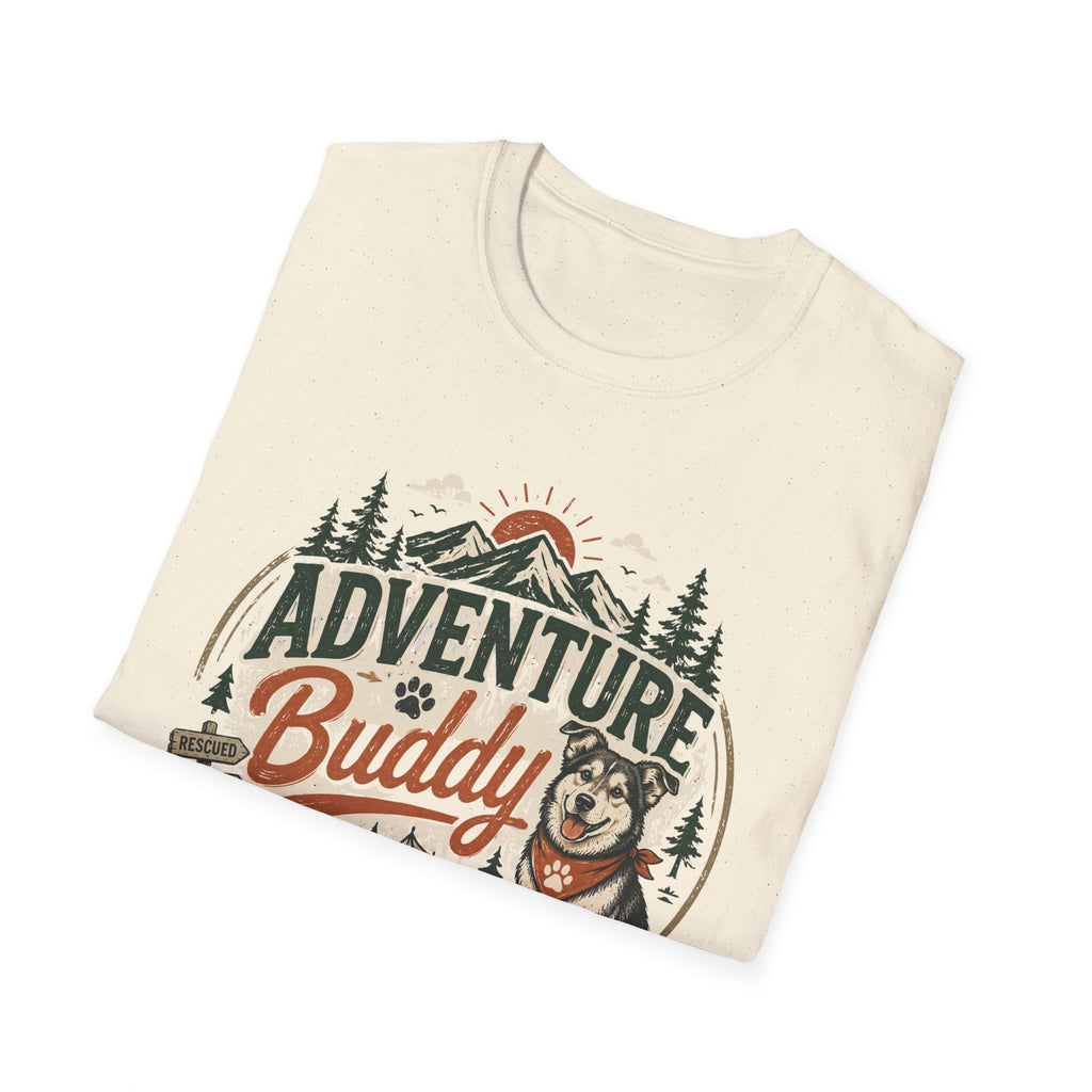 Adventure Buddy T-Shirt — Shelter Edition Dog Hiking Tee