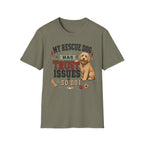 My Rescue Dog Has Trust Issues T-Shirt —Golden Doodle Rescue Dog Owner Tee