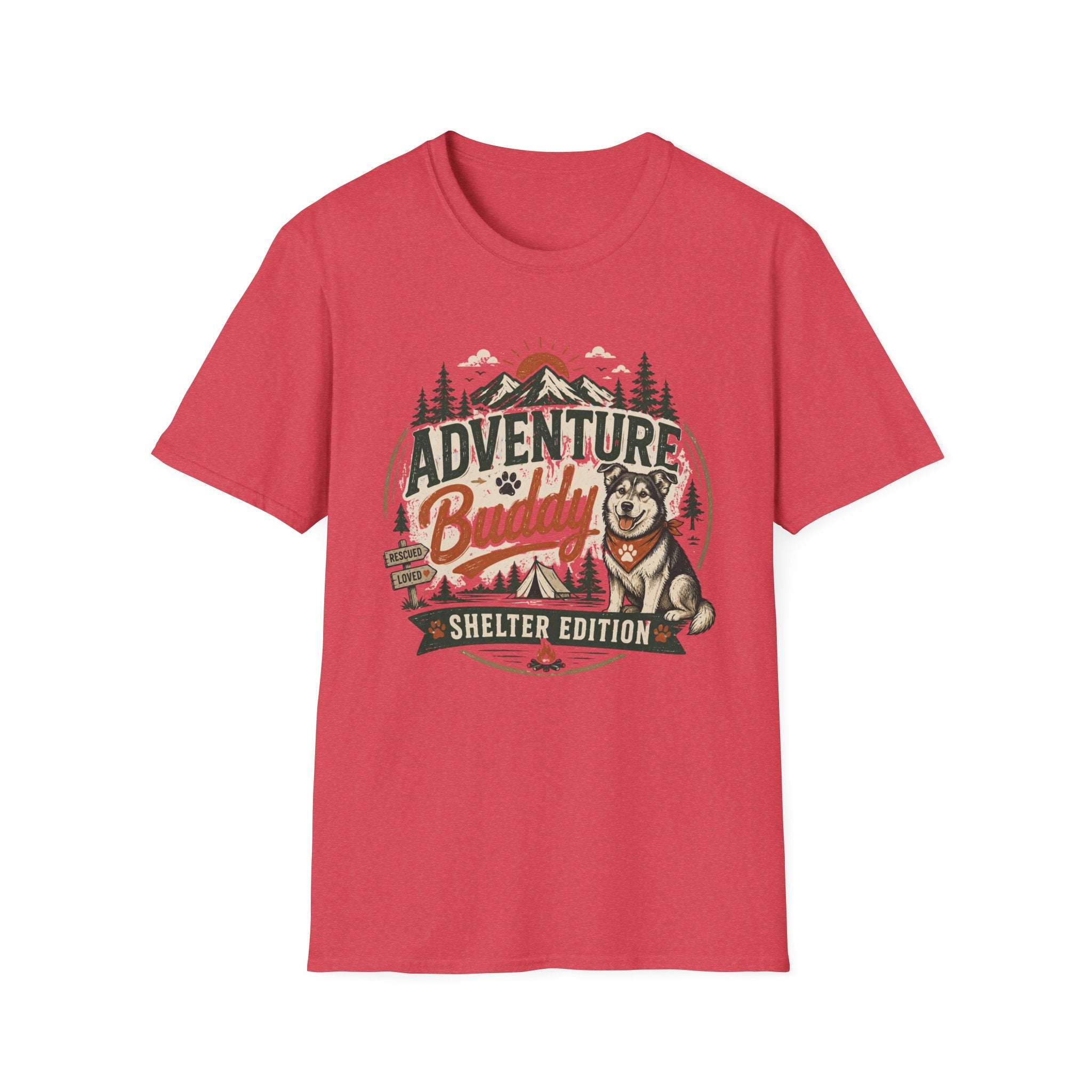 Adventure Buddy T-Shirt — Shelter Edition Dog Hiking Tee