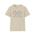Dog & Cat Crew T‑Shirt — The Whole Crew Pet Lover Tee