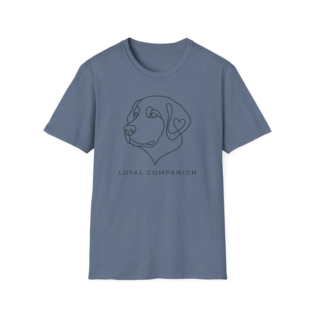 Labrador Line Art T-Shirt — "Loyal Companion"