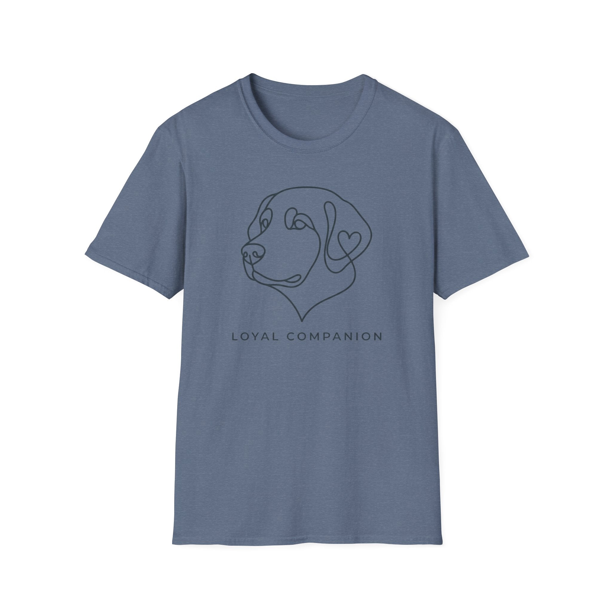 Labrador Line Art T-Shirt — "Loyal Companion"