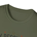 Rescue Dog T-Shirt — "My Rescue Dog Came With Emotional Baggage" Cute Adopted Pup Tee