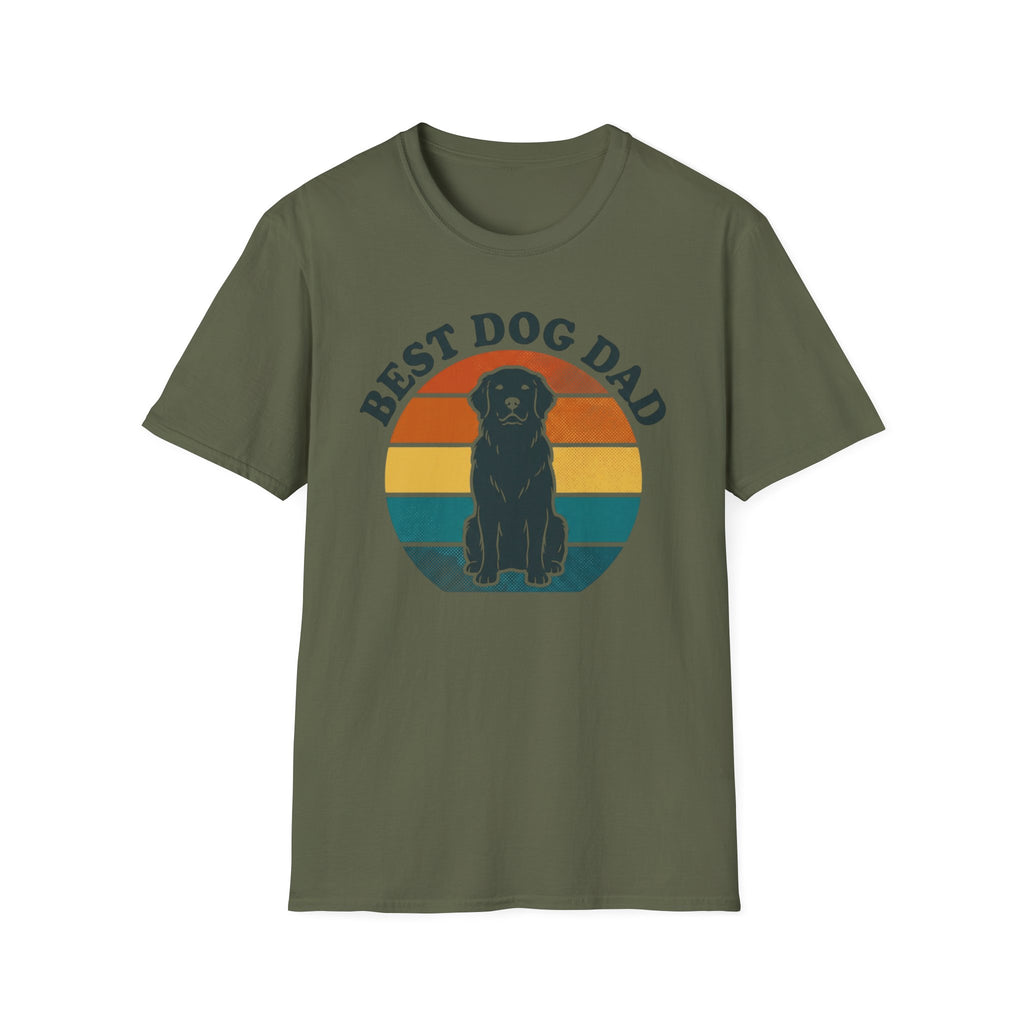 Best Dog Dad T-Shirt Black Lab