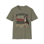 My Rescue Dog Has Trust Issues T-Shirt —Bernese Mountain Rescue Dog Owner Tee