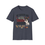 My Rescue Dog Has Trust Issues T-Shirt —Rat Terrier Rescue Dog Owner Tee