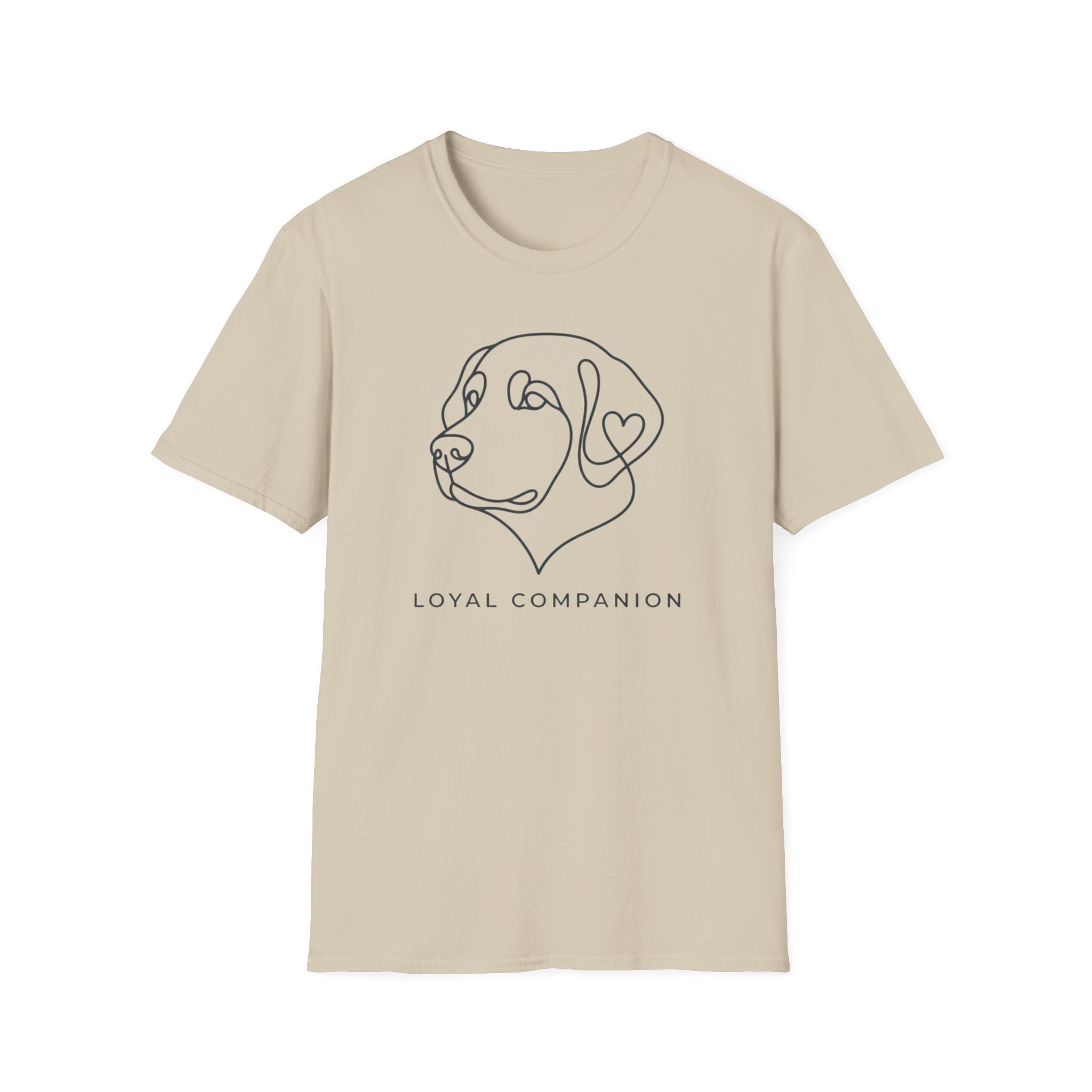 Labrador Line Art T-Shirt — "Loyal Companion"