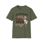 My Rescue Dog Has Trust Issues T-Shirt —Shih Tzu Rescue Dog Owner Tee