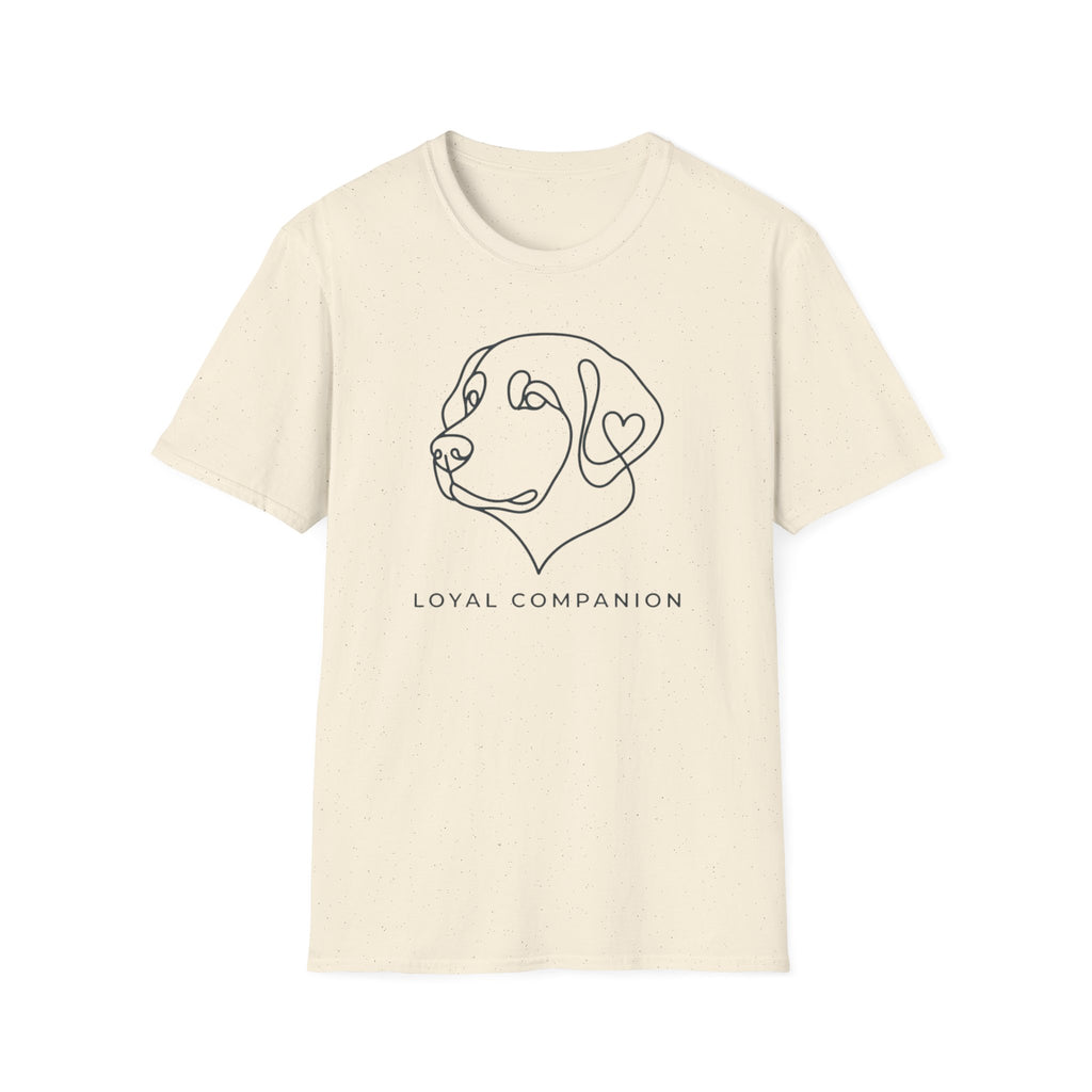 Labrador Line Art T-Shirt — "Loyal Companion"