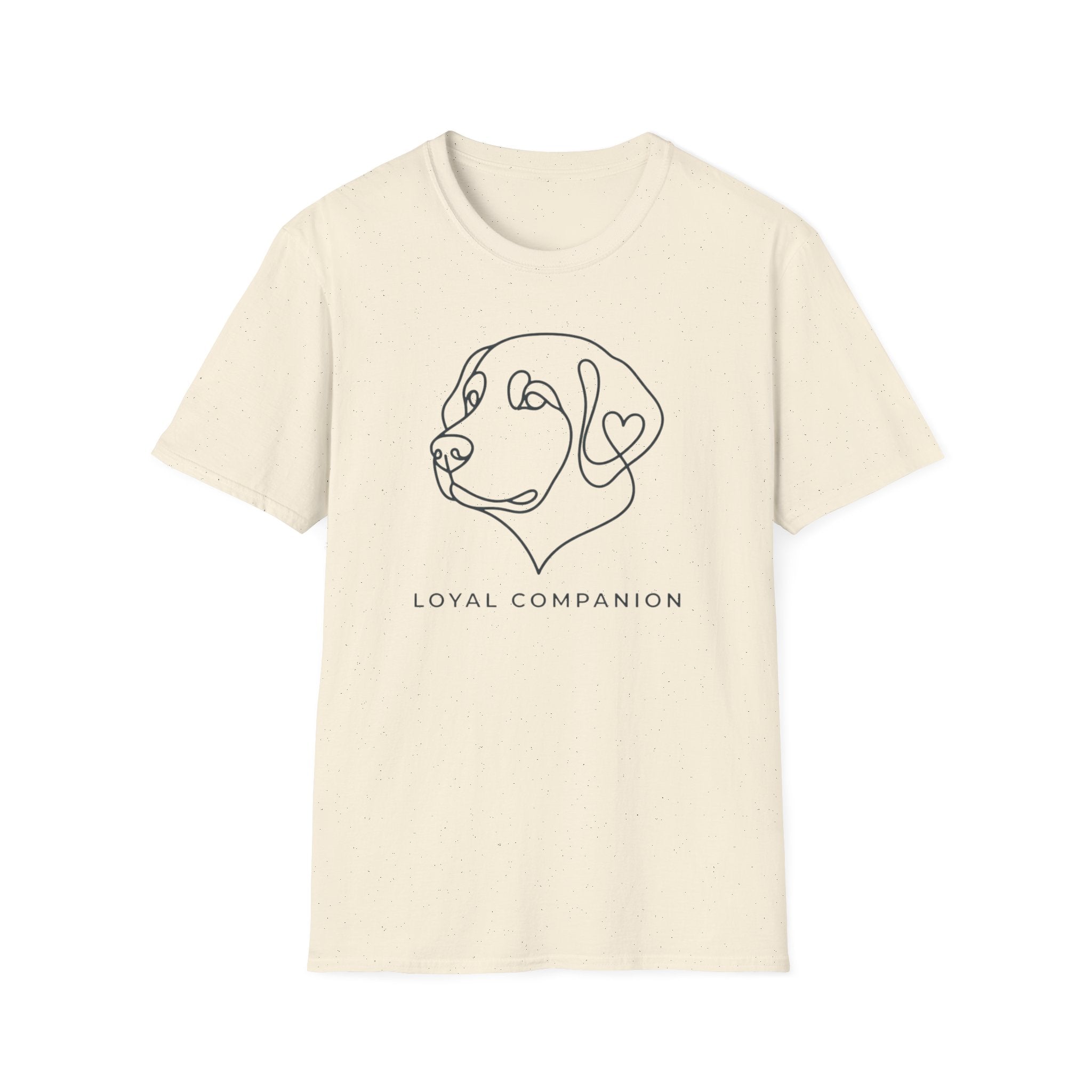 Labrador Line Art T-Shirt — "Loyal Companion"