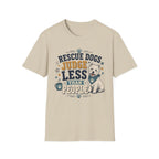 Rescue Dogs Judge Less Than People T-Shirt — Cute Westie Rescue Tee