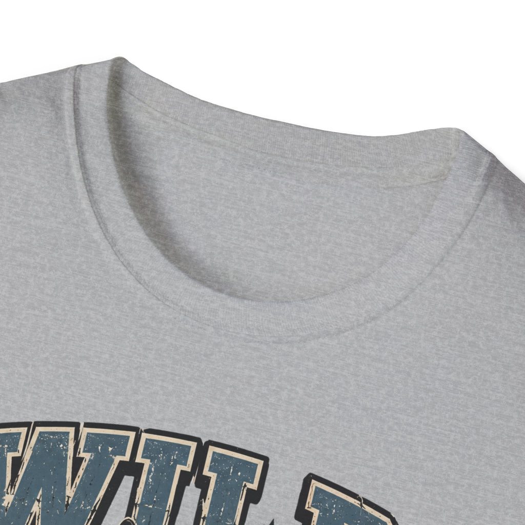 Wild & Loyal Husky T-Shirt — Vintage Mountain Dog Tee