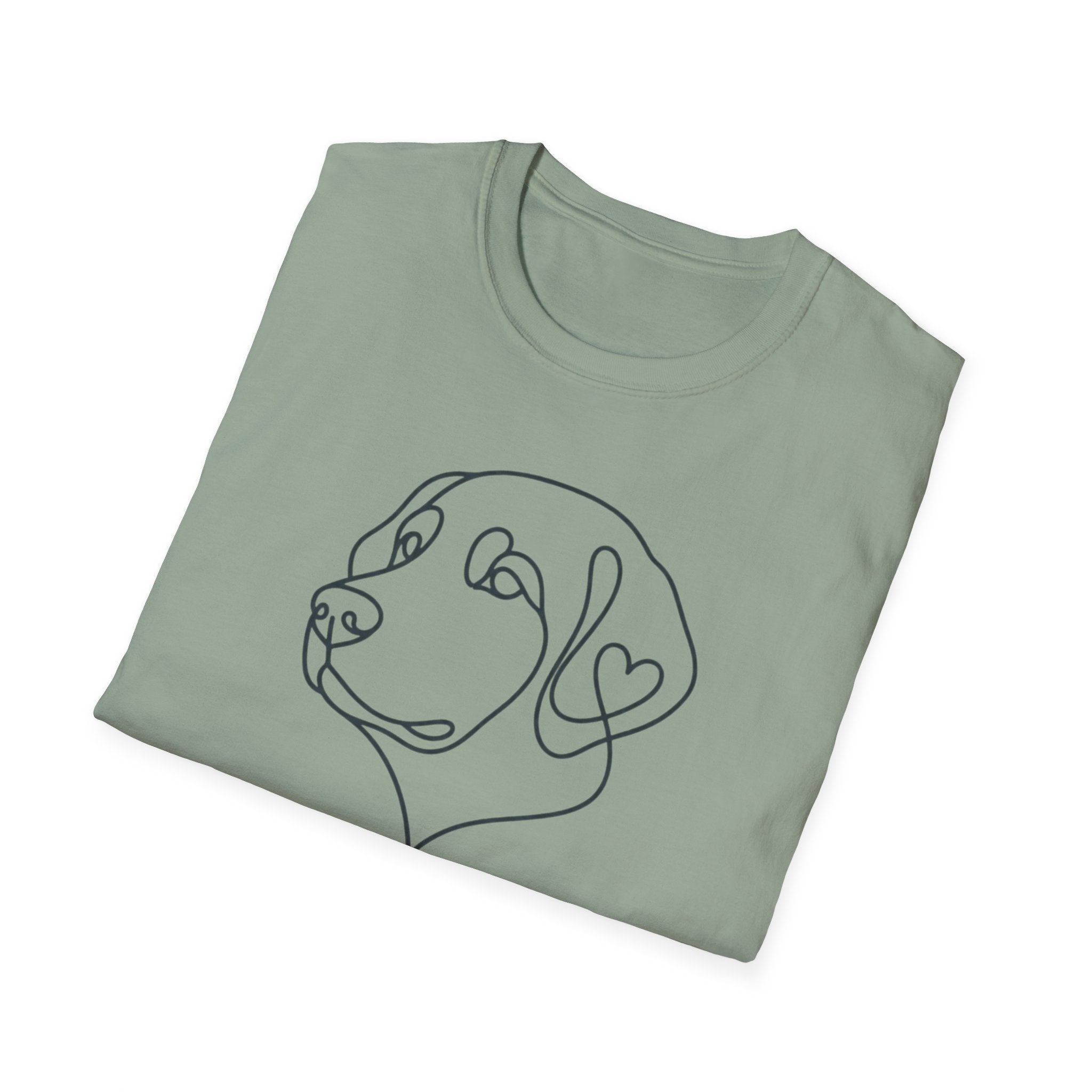 Labrador Line Art T-Shirt — "Loyal Companion"