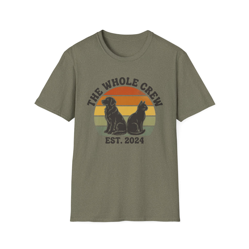 Dog & Cat Whole Crew T‑Shirt