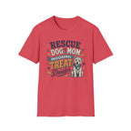 Rescue Dog Mom T-Shirt — "Professional Treat Dealer" Cute Rescue Puppy Tee