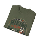 Hiking Partner Has Four Legs T-Shirt — Husky Dog Lover Outdoor Tee