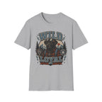 Wild & Loyal Dog T-Shirt — Vintage Lumberjack Black Labrador Design