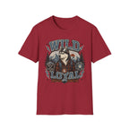 Wild & Loyal Husky T-Shirt — Vintage Mountain Dog Tee