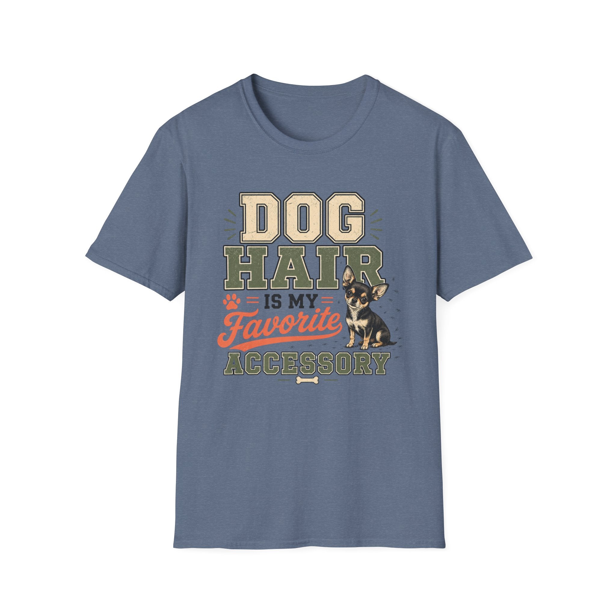 Dog Hair Is My Favorite Accessory T-Shirt — Chihuahua Dog Lover Tee