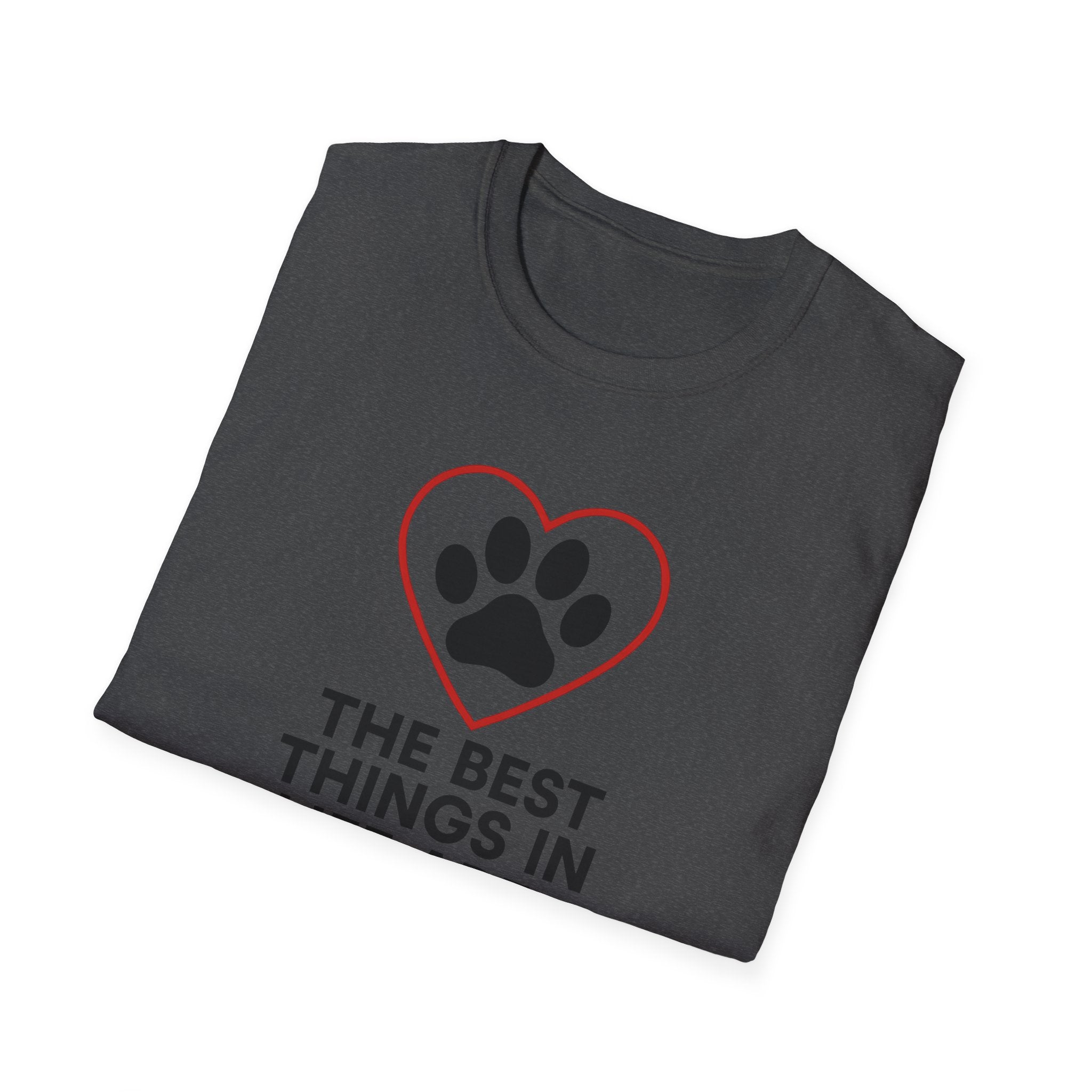Red Heart Outline T-Shirt