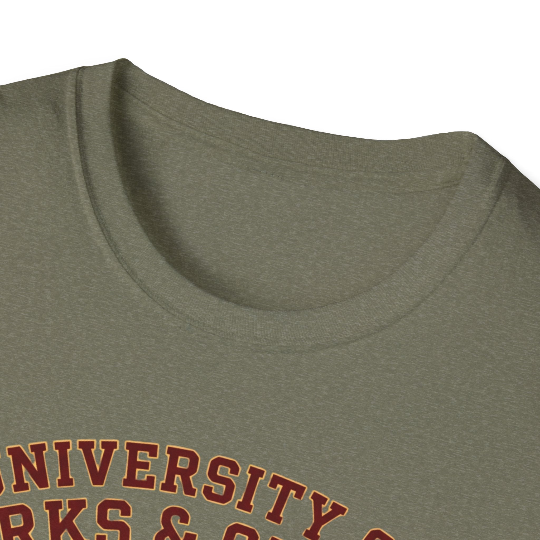 University of Barks & Spirits T-Shirt – "In Dogs We Trust" Crest Tee