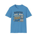 Rescue Dog Mom T-Shirt — "Professional Treat Dealer" Cute Rescue Puppy Tee