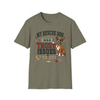 My Rescue Dog Has Trust Issues T-Shirt —Boxer Rescue Dog Owner Tee