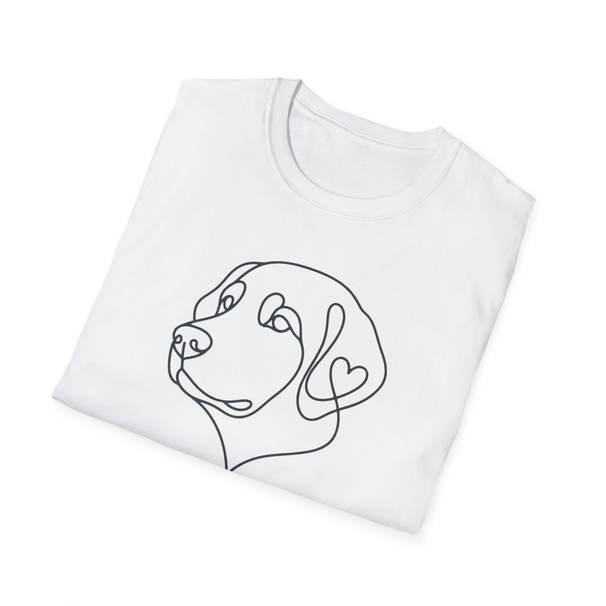 Labrador Line Art T-Shirt — "Loyal Companion"