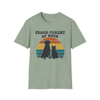 Proud Parent of Both T‑Shirt — Dog & Cat Pet Lover Tee