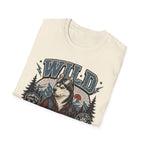 Wild & Loyal Husky T-Shirt — Vintage Mountain Dog Tee