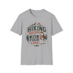 Hiking Partner Has Four Legs T-Shirt — Dog Lover Outdoor Tee