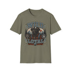 Wild & Loyal Dog T-Shirt — Vintage Lumberjack Black Labrador Design