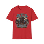 Wild & Loyal Dog T-Shirt — Vintage Lumberjack Black Labrador Design