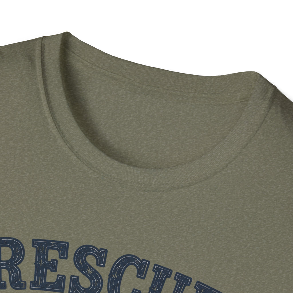 Rescue Dog Mom T-Shirt — "Professional Treat Dealer" Cute Rescue Puppy Tee