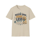 Rescue Dogs Judge Less Than People T-Shirt — Cute Cocker Spaniel Rescue Tee