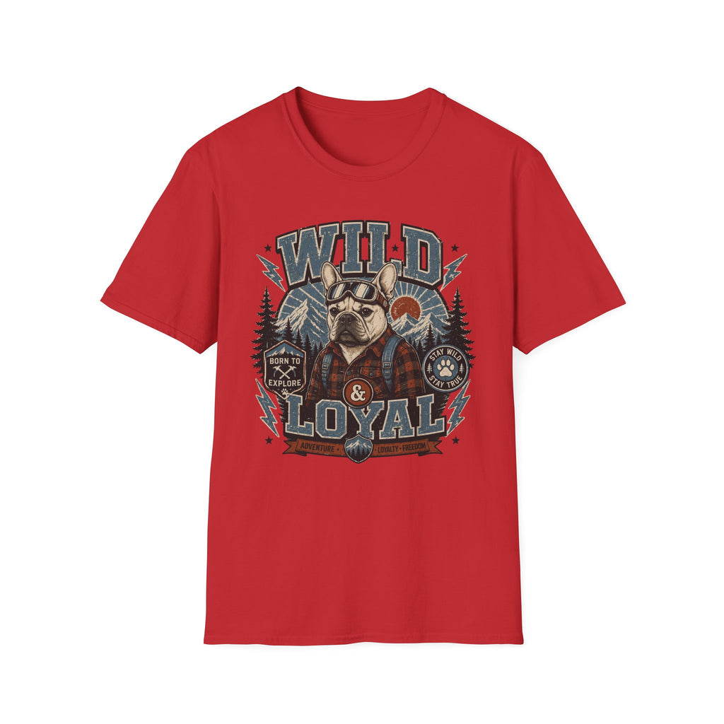Wild & Loyal French Bulldog T-Shirt — Retro Outdoors Dog Tee