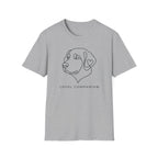 Labrador Line Art T-Shirt — "Loyal Companion"