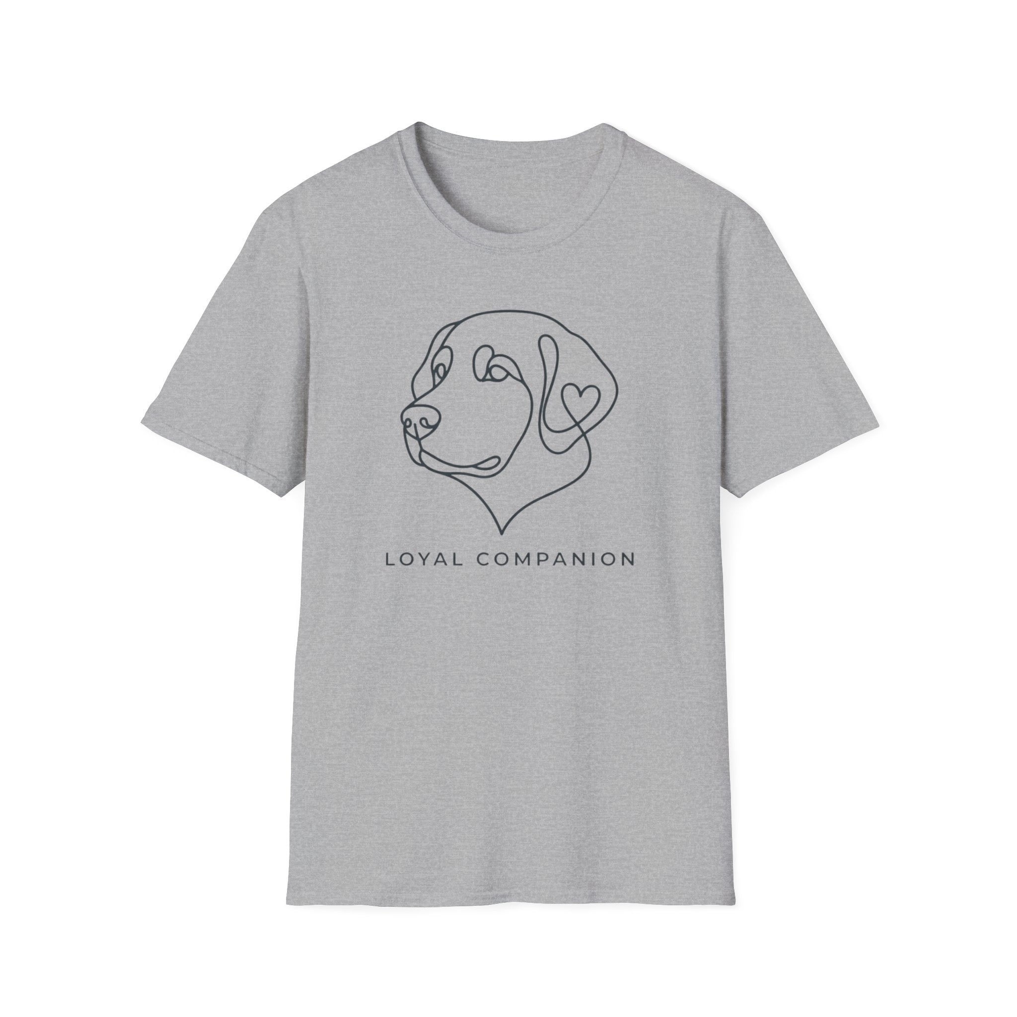 Labrador Line Art T-Shirt — "Loyal Companion"