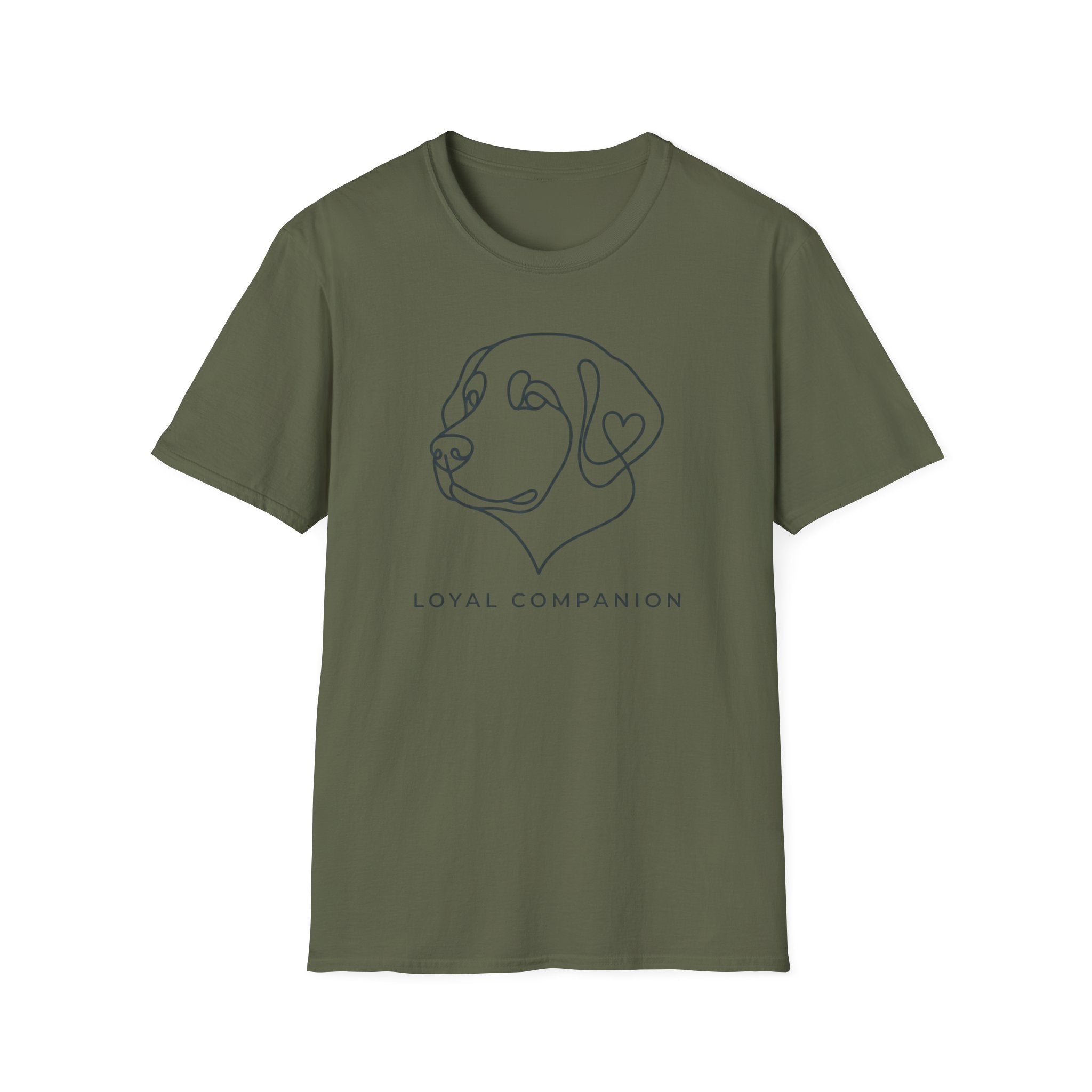 Labrador Line Art T-Shirt — "Loyal Companion"