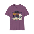 Rescue Dogs Judge Less Than People T-Shirt — Cute Shih Zhu Rescue Tee