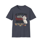 My Rescue Dog Has Trust Issues T-Shirt —Maltese Rescue Dog Owner Tee
