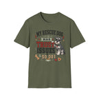 My Rescue Dog Has Trust Issues T-Shirt —Schnauzer Rescue Dog Owner Tee