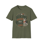Hiking Partner Has Four Legs T-Shirt — Dog Lover Outdoor Tee