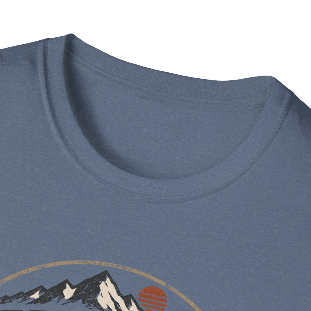 Hiking Partner Has Four Legs T-Shirt — Husky Dog Lover Outdoor Tee