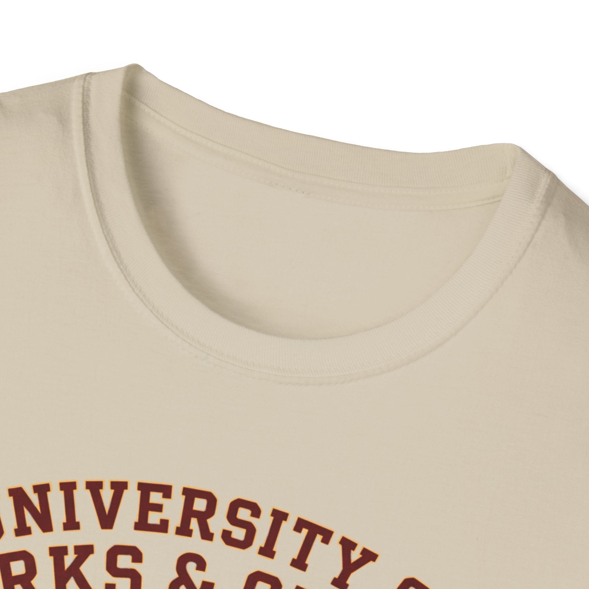 University of Barks & Spirits T-Shirt – "In Dogs We Trust" Crest Tee